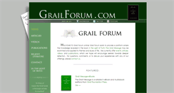 Desktop Screenshot of grailforum.com